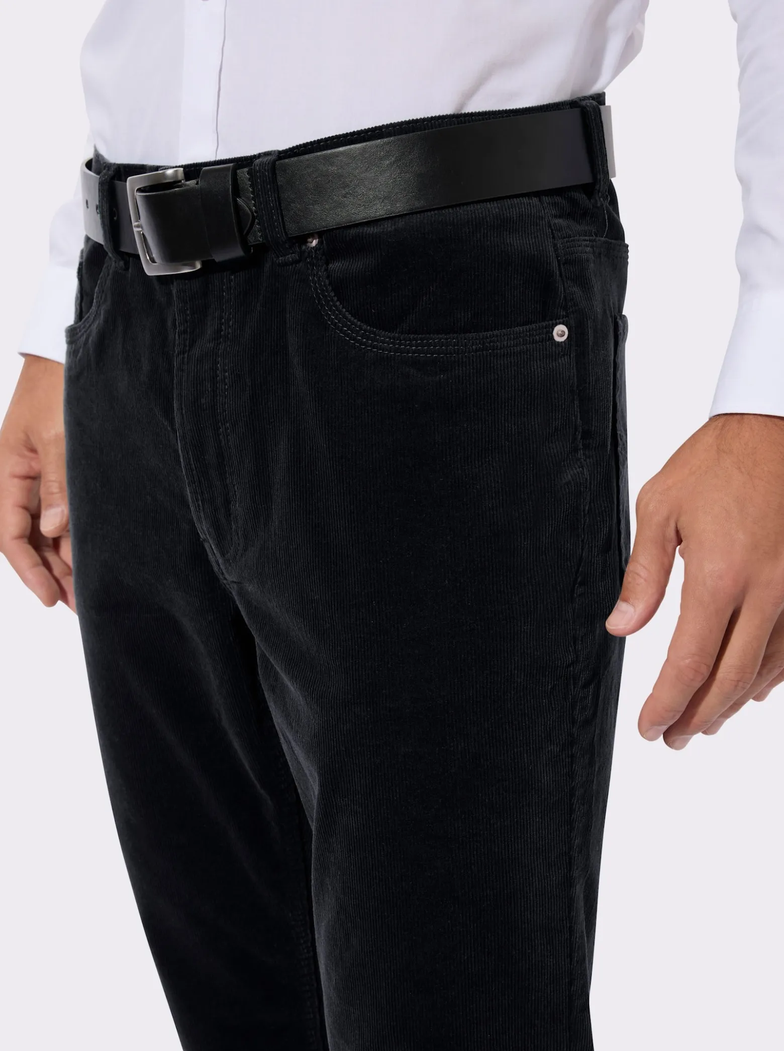 Cordhose aus Baumwoll-Stretch