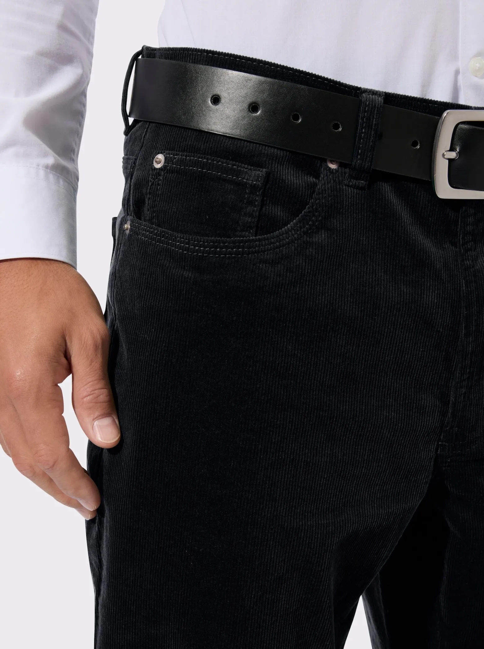 Cordhose aus Baumwoll-Stretch