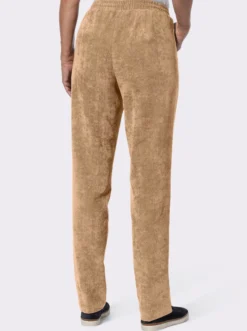 Cordhose mit Bügelfalten