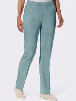 Cordhose mit Bügelfalten