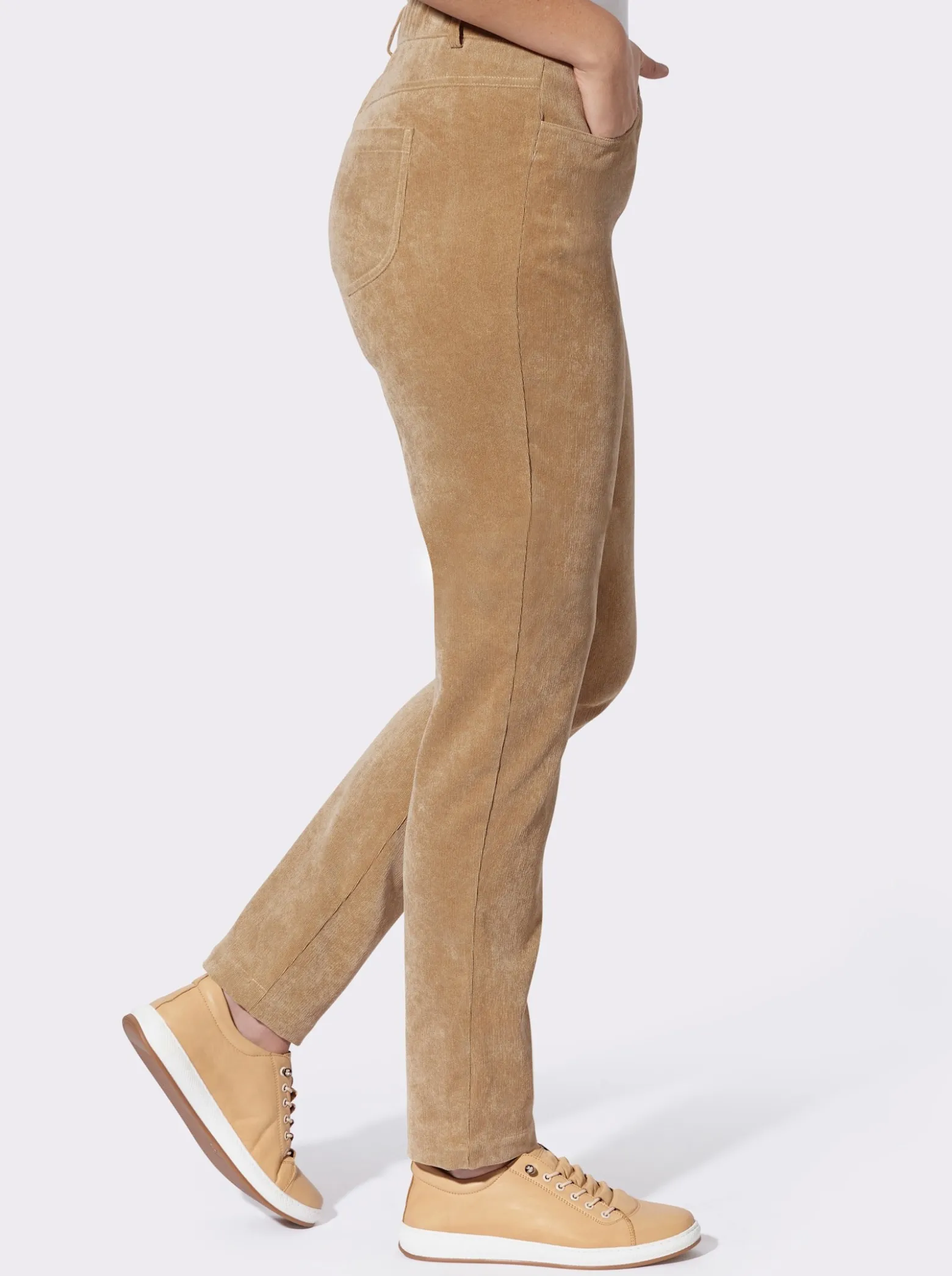 Cordhose mit Dehnbund