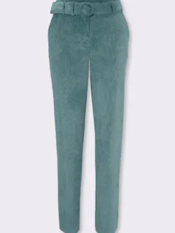Cordhose mit Gürtel, 2 Taschen