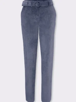 Cordhose mit Gürtel, 2 Taschen