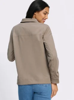 Cordjacke mit Pattentaschen