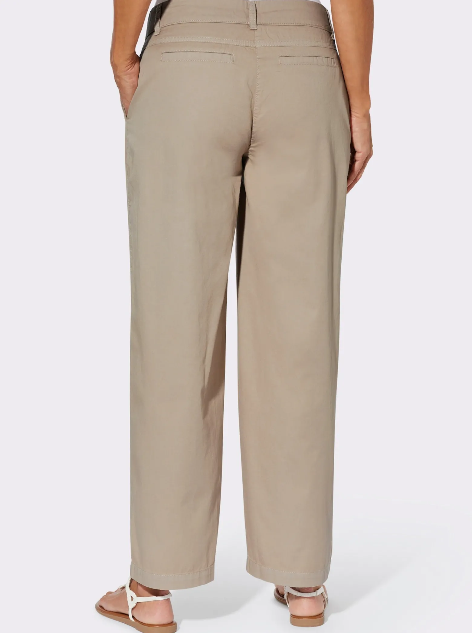 Culotte in Jeans-Qualität, Baumwolle