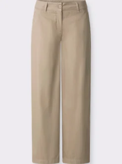 Culotte in Jeans-Qualität, Baumwolle