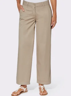 Culotte in Jeans-Qualität, Baumwolle