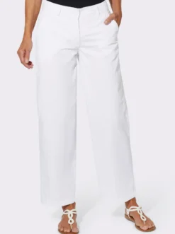 Culotte in Jeans-Qualität, Baumwolle