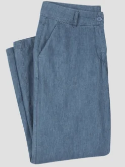 Culotte in Jeans-Qualität, Baumwolle