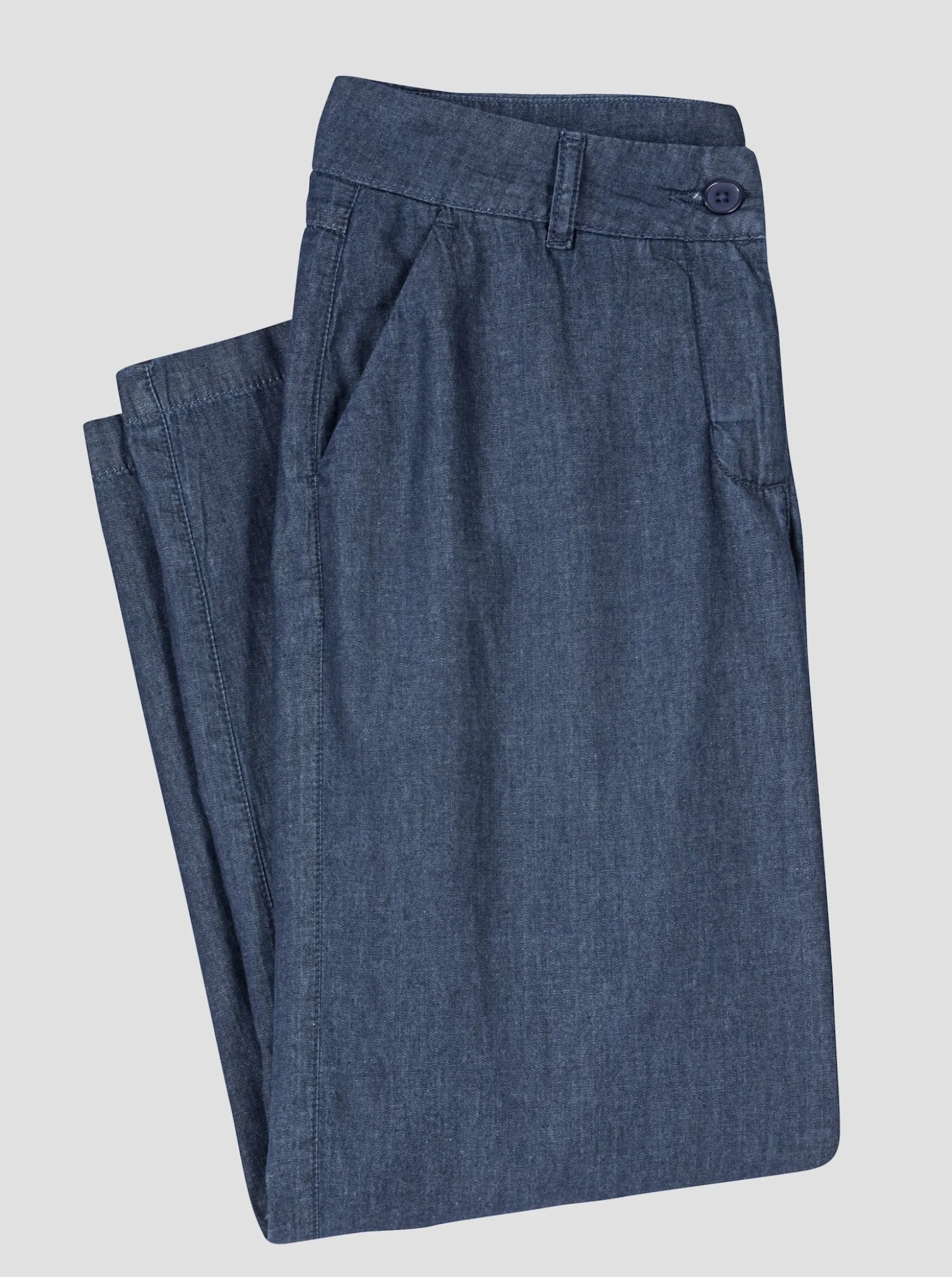 Culotte in Jeans-Qualität, Baumwolle