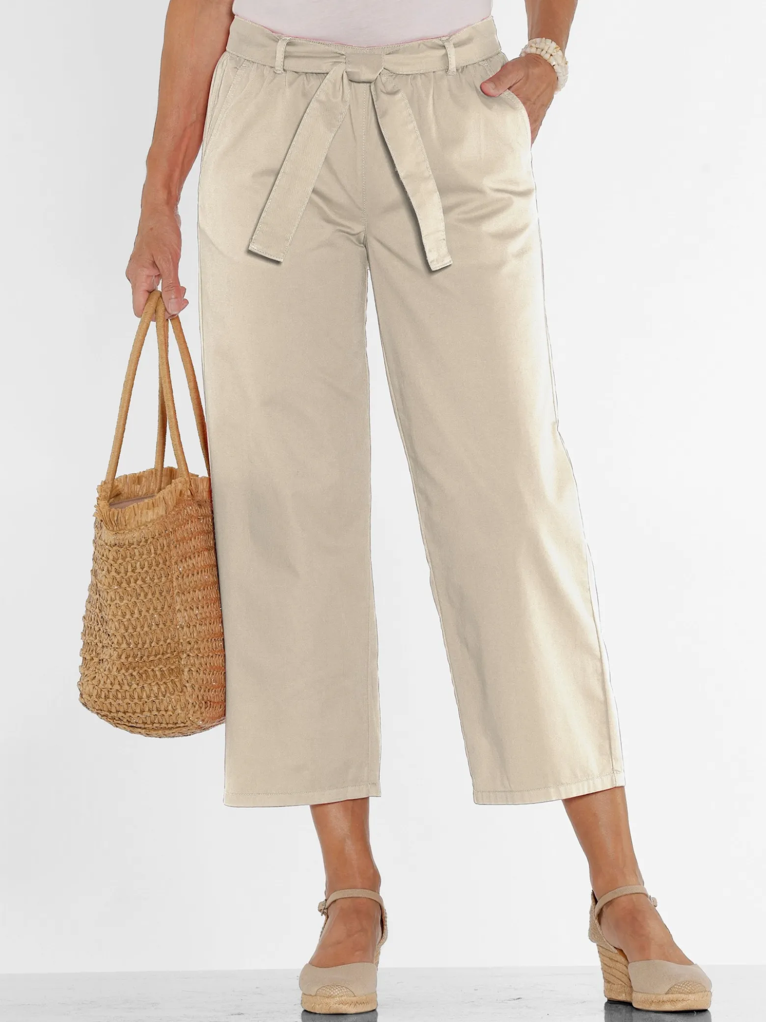 Culotte mit abnehmbarem Bindegürtel