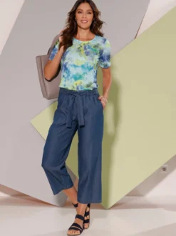 Culotte mit abnehmbarem Bindegürtel