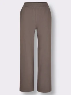 Dehnbund-Hose mit weitem Bein