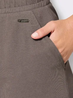 Dehnbund-Hose mit weitem Bein