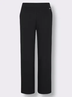 Dehnbund-Hose mit weitem Bein