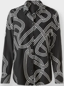 Druckbluse aus reinem Modal