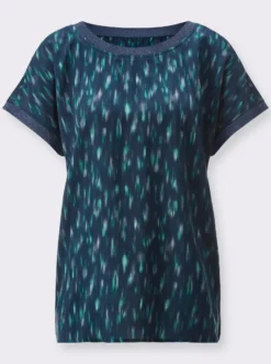 Druckbluse aus reiner, edler Viskose