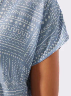 Druckbluse aus reiner Viskose