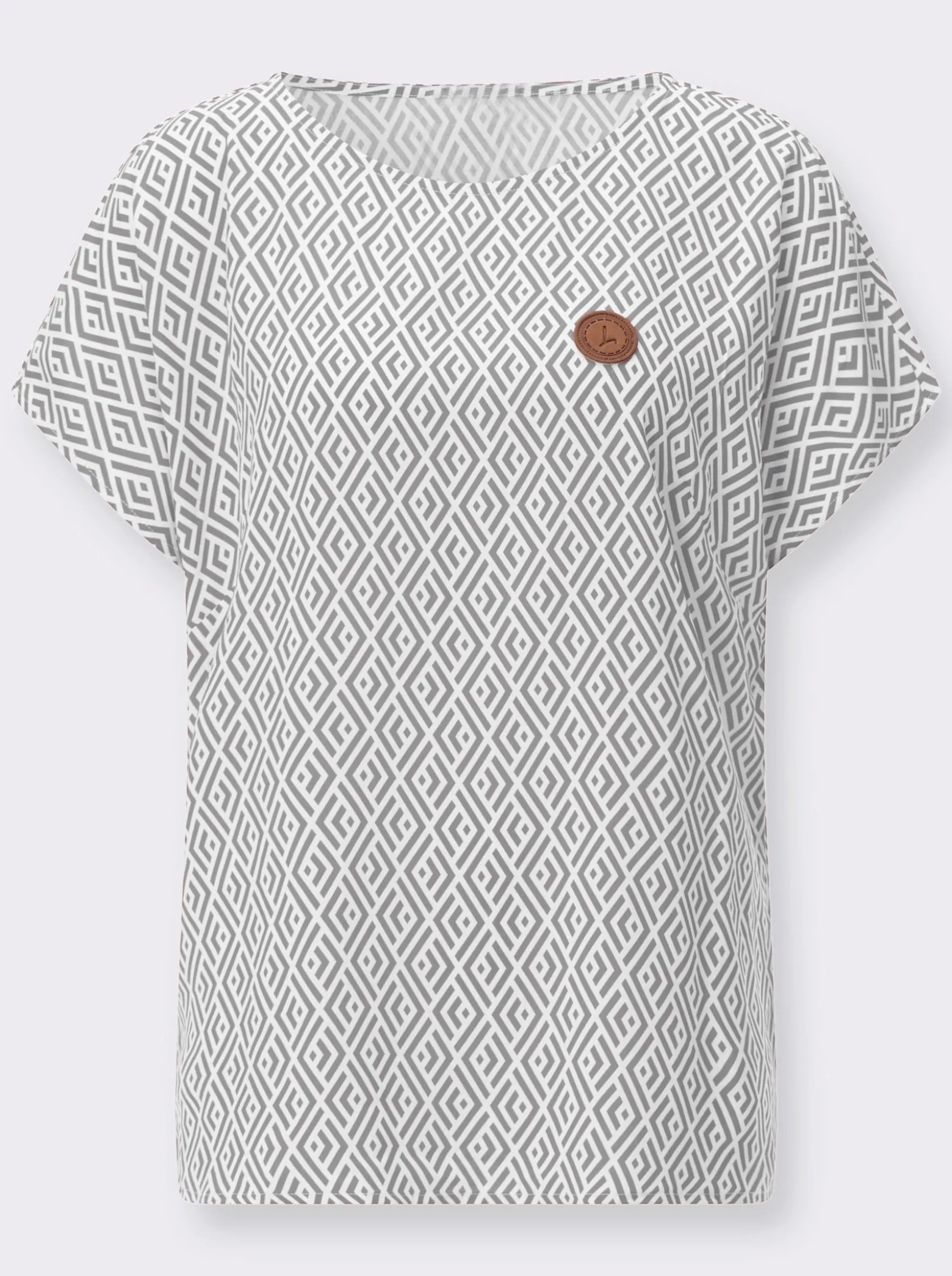 Druckbluse aus reiner Viskose