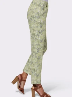 Druckhose mit Paisley-Muster