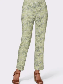 Druckhose mit Paisley-Muster