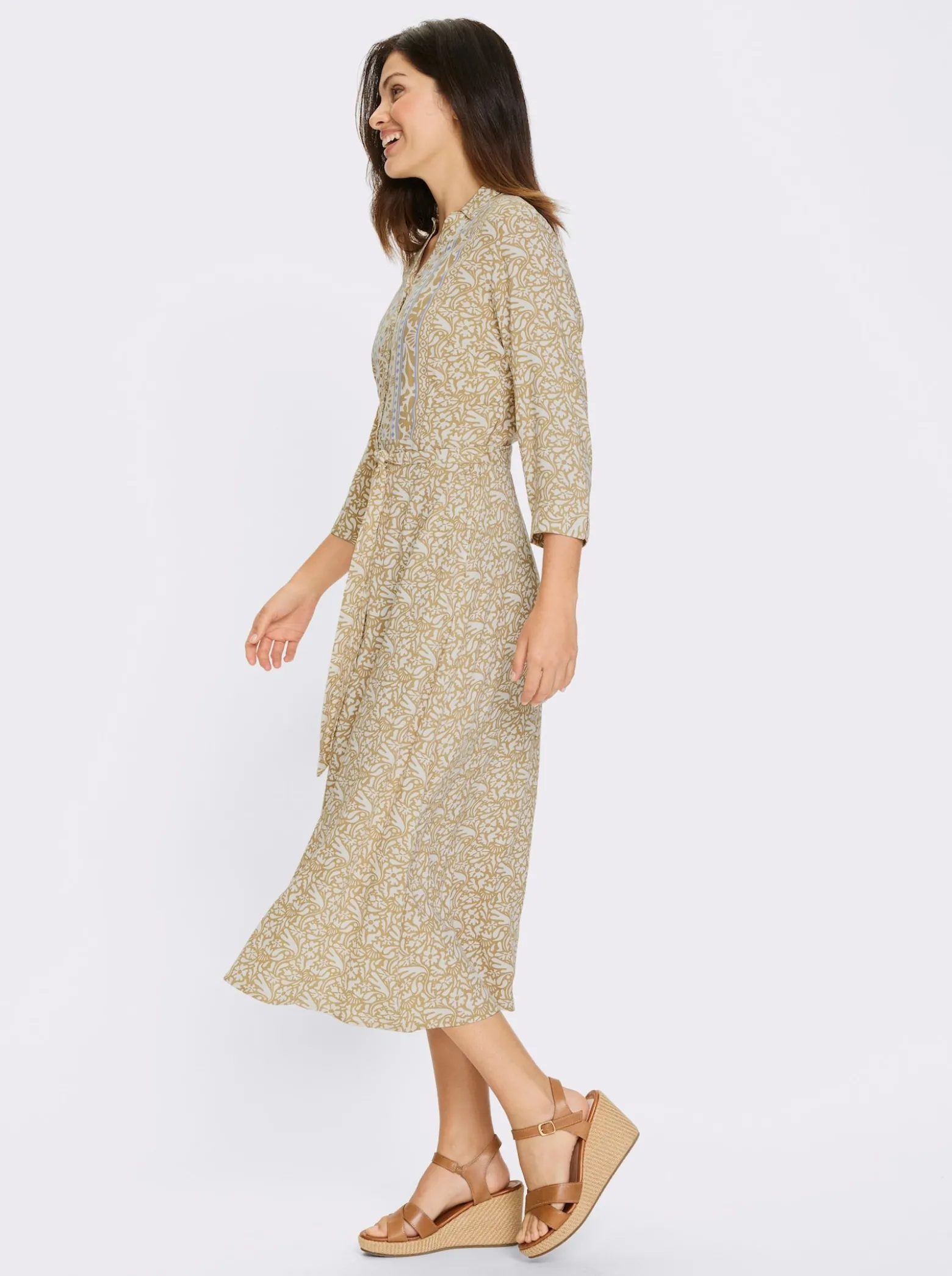 Druckkleid im Ethno-Look