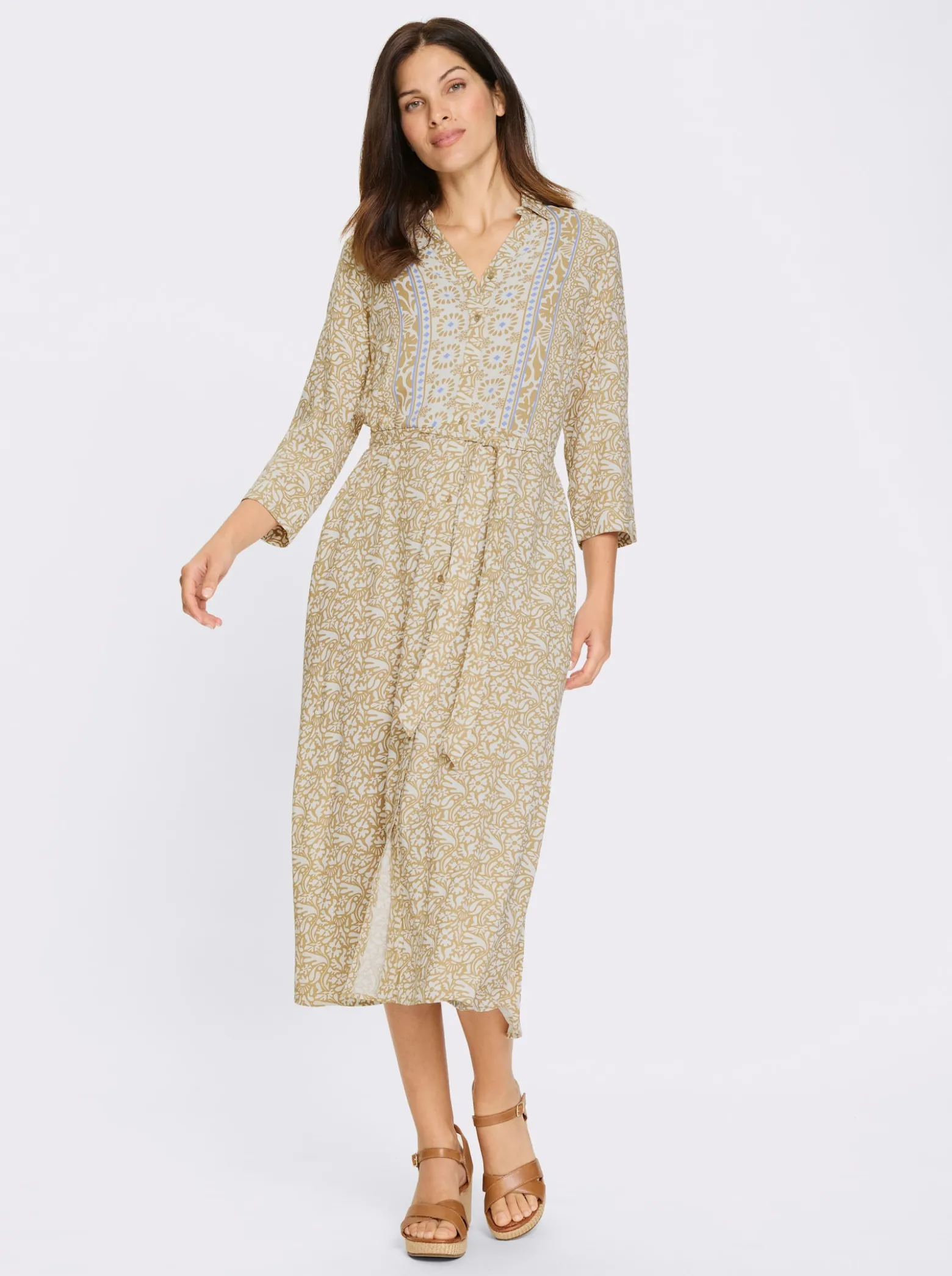 Druckkleid im Ethno-Look