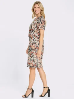 Druckkleid im Lagen-Look