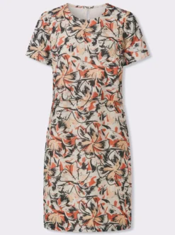 Druckkleid im Lagen-Look