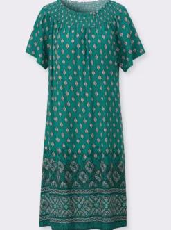 Druckkleid mit Bordürendruck