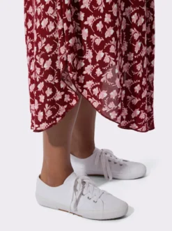 Druckkleid zum Reinschlüpfen