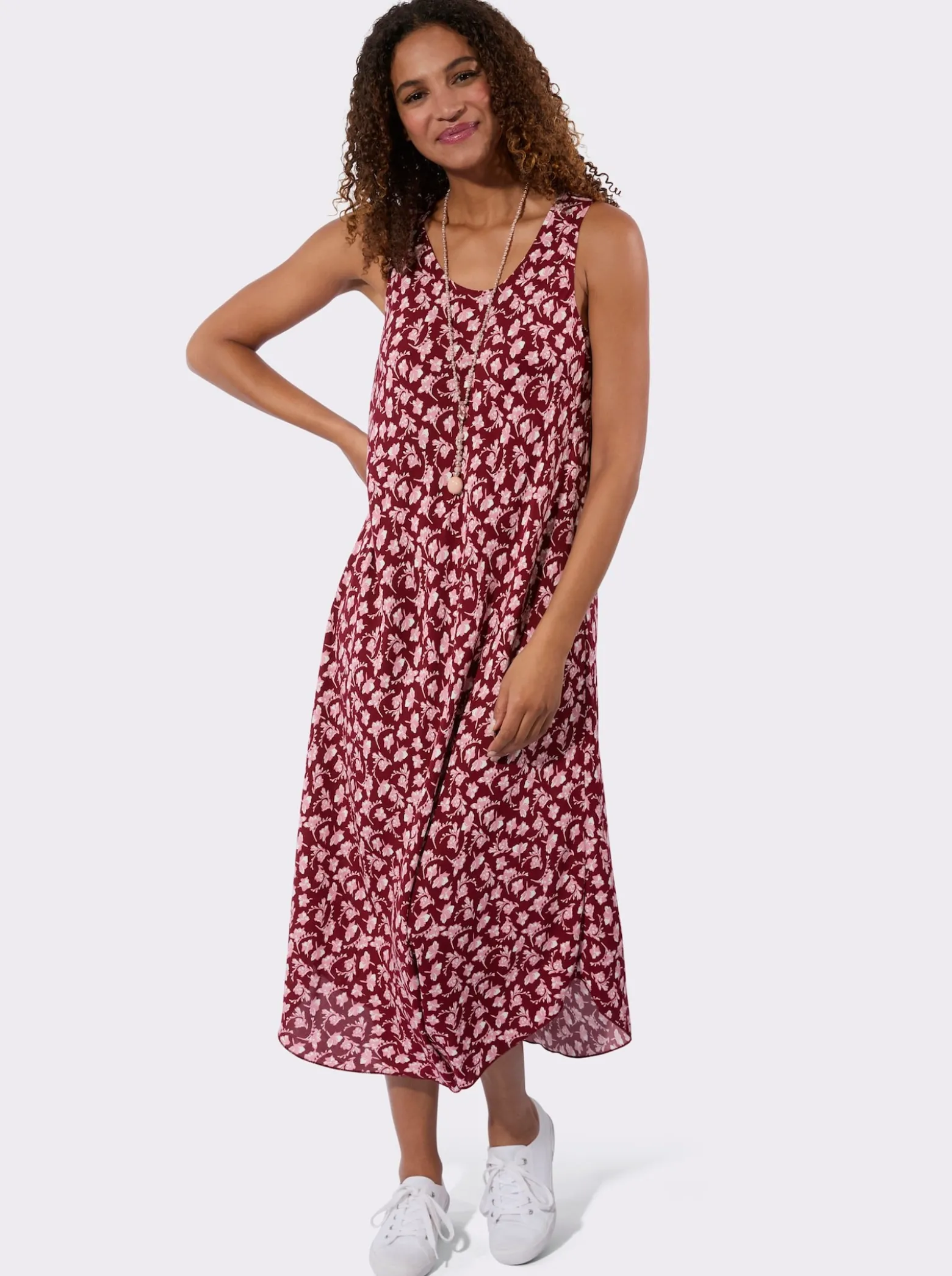Druckkleid zum Reinschlüpfen