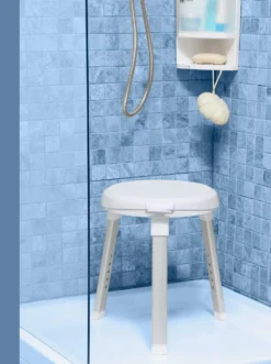 Duschhocker mit Drehsitz