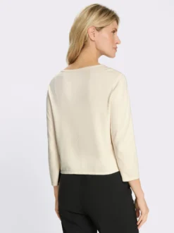 Feinstrickjacke mit Rundhals-Ausschnitt
