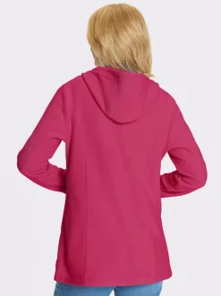 Fleecejacke in Longform