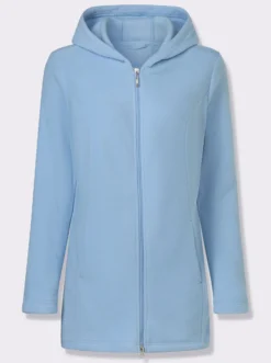 Fleecejacke in Longform