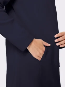 Fleecejacke in Longform