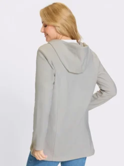 Fleecejacke in Longform
