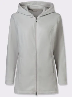 Fleecejacke in Longform