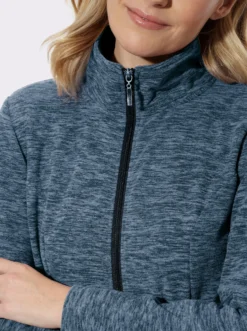 Fleecejacke in Longform