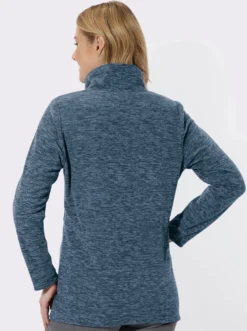 Fleecejacke in Longform