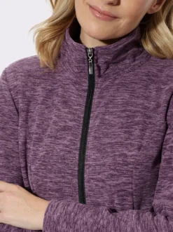 Fleecejacke in Longform