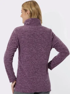 Fleecejacke in Longform