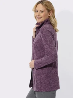 Fleecejacke in Longform