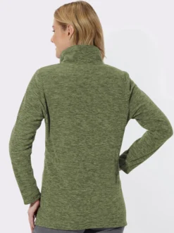 Fleecejacke in Longform