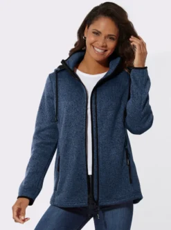 Fleecejacke mit Antipilling-Ausrüstung
