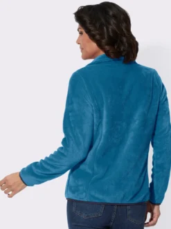Fleecejacke mit Reißverschluss-Taschen