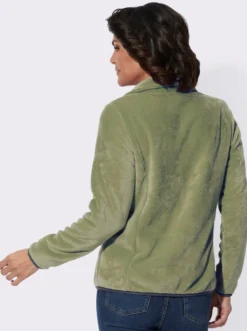 Fleecejacke mit Reißverschluss-Taschen