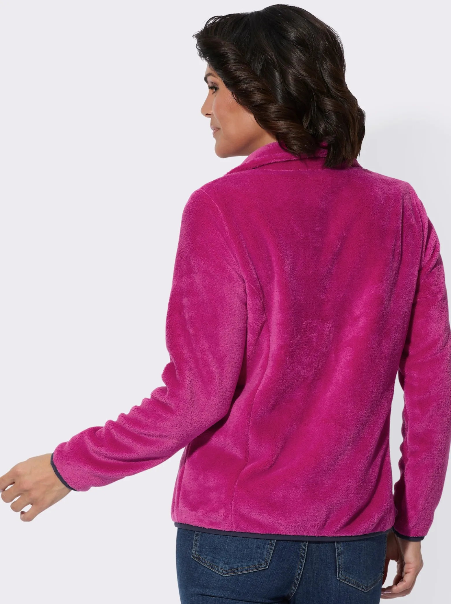 Fleecejacke mit Reißverschluss-Taschen