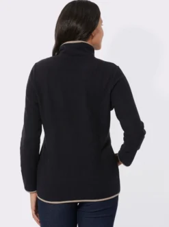 Fleecejacke mit Stickerei